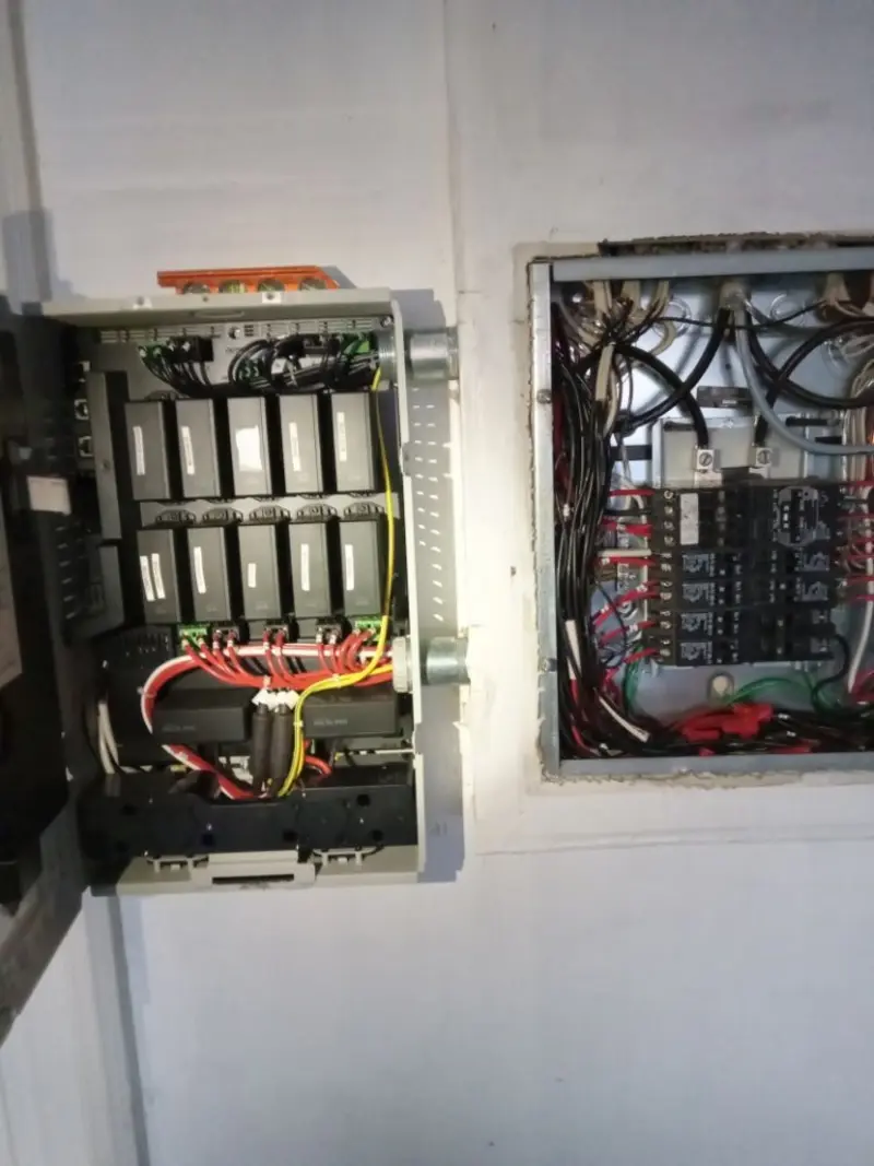 Electrical panel upgrade completed for Security Camera Wiring in Plattsmouth